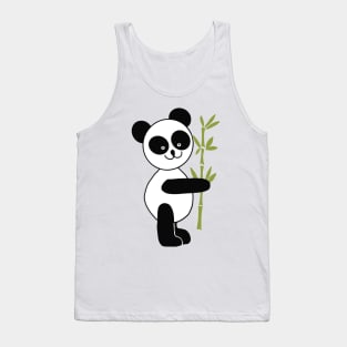 Cute Panda and Bamboo Tank Top